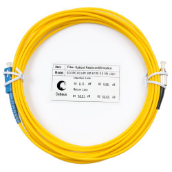 Cabeus FOP(s)-9-SC-FC-5m Шнур оптический simplex SC-FC 9/125 sm 5м LSZH
