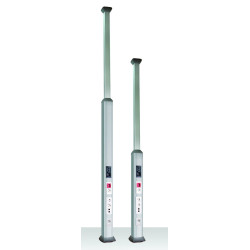 DKC / ДКС 09572 In-liner Aero Колонна распределительная телескопическая, алюминиевая, 2.7 - 4.2м, цвет белый, RAL 9016