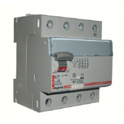 LEGRAND 411734 Дифференциальный выключатель, серия DX3, 63A, 500mA, 4-полюсный, тип АС