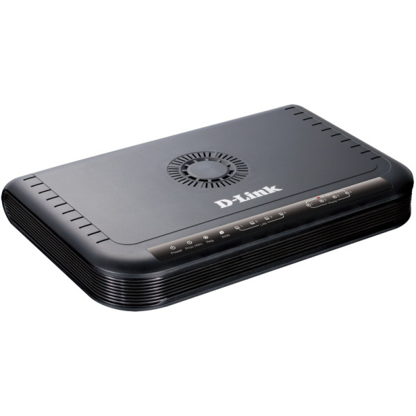 D-Link DVG-5004S Голосовой шлюз с 4 FXS-портами, 1 WAN-портом 10/100Base-TX и 4 LAN-портами 10/100Base-TX
