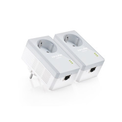 TP-Link TL-PA4010PKIT AV500 Комплект адаптеров Powerline со встроенной розеткой