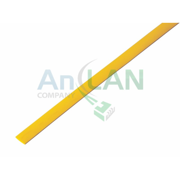 REXANT 20-5002 5.0 / 2.5 мм 1м термоусадка желтая
