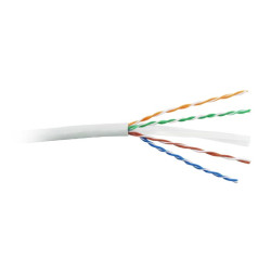 Hyperline UUTP4-C6-S23-IN-LSZH-OR-305 (UTP4-C6-SOLID-LSZH-OR-305) (305 м) Кабель витая пара U/UTP, категория 6, 4 пары (23 AWG), одножильный (solid), с разделителем, LSZH, нг(С)-HF, –20°C – +75°C, оранжевый - гарантия:15 лет компонентная; 25 лет сист..