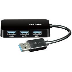 D-Link DUB-1341 Компактный концентратор с 4 портами USB 3.0