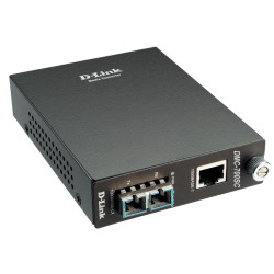 D-Link DMC-700SC Медиаконвертер с 1 портом 1000Base-T и 1 портом 1000Base-SX с разъемом SC для многомодового оптического кабеля (до 550 м)