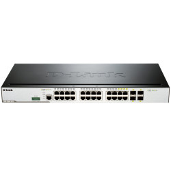 D-Link DGS-3000-24TC/A1A Управляемый коммутатор уровня 2 с 20 портами 10/100/1000 Base-T и 4 комбо-портами 10/100/1000BASE-T/SFP