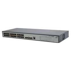 HP JE008A#ABB 1910-24G-PoE(170W) Коммутатор 28-Port (24x10/100/1000 RJ-45 + 4xSFP Web, PoE 170W, SNMP, L3 static, single IP management up to 32 units, 19')(eq.3CRBSG28PWR93)