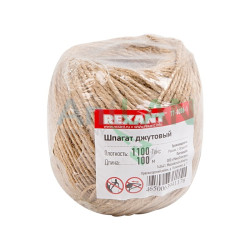 REXANT 77-0006-1 Шпагат джутовый 1100 Текс 100м