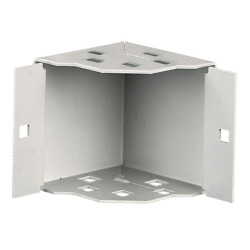 ZPAS WZ-1982-02-00-011 Уголок для цоколя, высотой 100 mm, шириной 100мм, глубиной 100мм, без ножек, цвет серый (RAL 7035) (1982-2) (SZB-20-00-01/2)