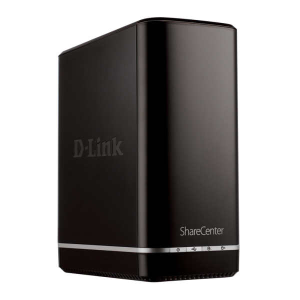 D-Link DNS-320L Облачный сетевой накопитель с 2 отсеками для жестких дисков, 1 портом 10/100/1000Base-T и 1 USB-портом