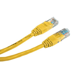 Hyperline PC-LPM-UTP-RJ45-RJ45-C5e-3M-LSZH-YL Патч-корд U/UTP, Cat.5е, LSZH, 3 м, желтый