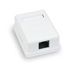 Cabeus WS-8P8C-Cat.5e-1 Розетка компьютерная RJ-45, категория 5e, одинарная, внешняя, Krone type