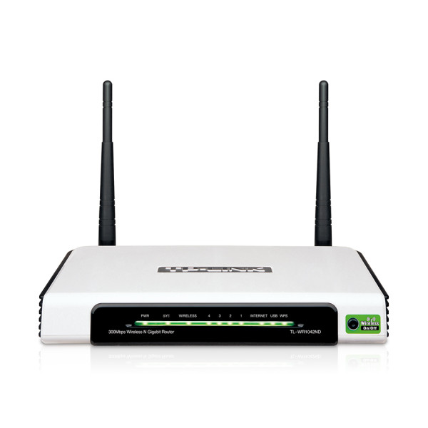 TP-Link TL-WR1042ND Беспроводной гигабитный маршрутизатор серии N, скорость до 300 Мбит/с