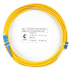 Cabeus FOP(s)-9-LC-SC-5m Шнур оптический simplex LC-SC 9/125 sm 5м LSZH