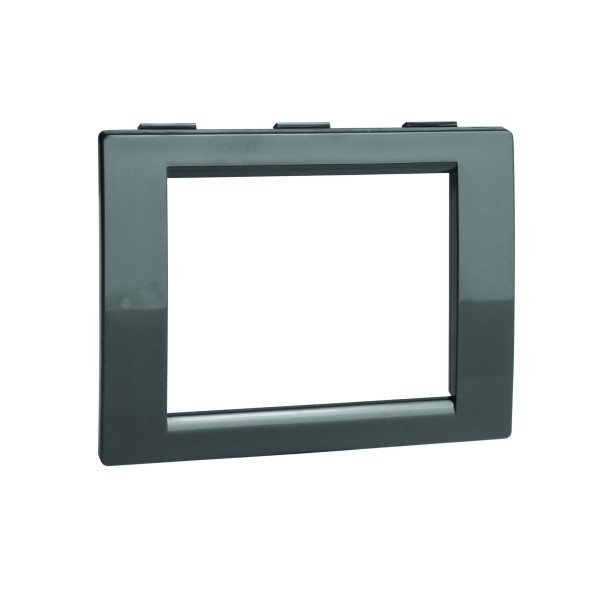 DKC / ДКС F00011B In-Liner Aero Универсальная рамка, 2 модуля, чёрный, RAL 9005