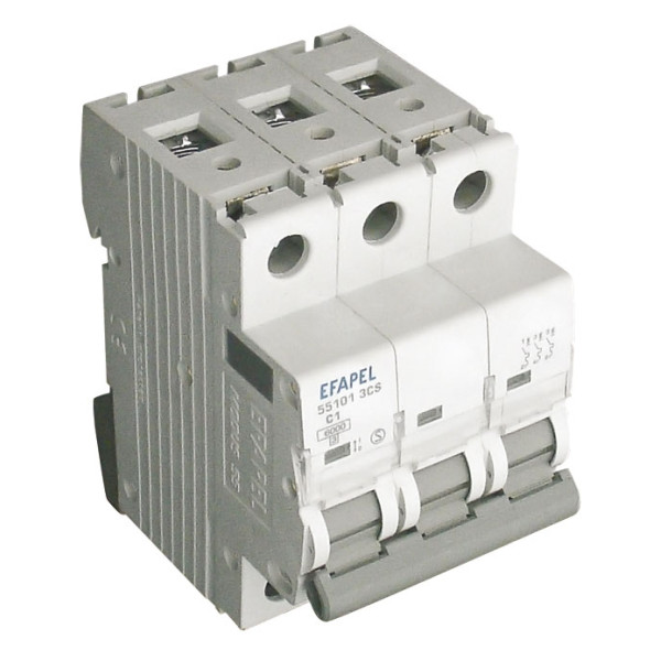 Efapel 55120 3СS Выключатель автоматический МСВ 3Р 6kA - C - 20A