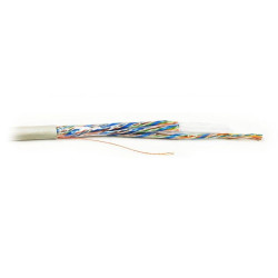 Hyperline UUTP12-C5-S24-IN-PVC-GY (UTP12-C5-SOLID-INDOOR) Кабель витая пара, неэкранированная U/UTP, категория 5, 12 пар (24 AWG), одножильный (solid), PVC, –20°C - +60°C, серыйКабель неэкранированная витая пара (UTP), 12/16/24/48/100 пар, одножиль..