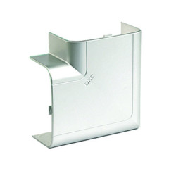 DKC / ДКС 01403G In-liner Aero Плоский угол в сборе с разделителем для короба 140х50 мм, цвет серый металлик, RAL 9006