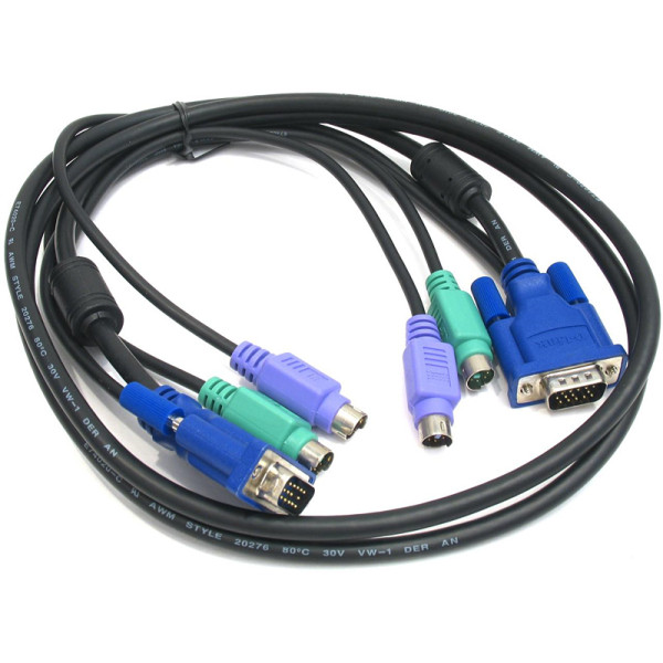 D-Link DKVM-CB5 Кабель KVM длиной 4,5 м с разъемами PS2