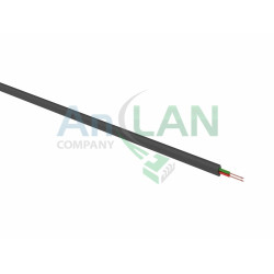 REXANT 01-5002 Кабель телефонный 2 жилы 100м черный (ШТЛП-2)