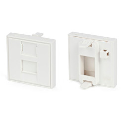 Cabeus FP-45-1M Вставка 45x45 (Mosaic) для 1 модуля формата Keystone Jack