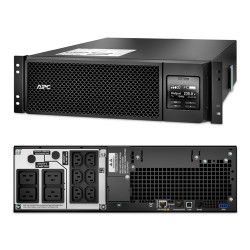 APC SRT5KRMXLI Smart-UPS On-Line Источник бесперебойного питания 4500 Вт /5000 ВА, Входной 230В /Выход 230В, Интерфейс. порт для замык. контакта, RJ-45 10/100 Base-T, RJ-45 Serial, Smart-Slot, USB, (направл. SRTRK2 для монт. в стойку в комплекте)