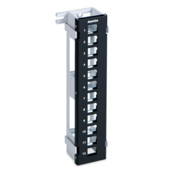Hyperline PPWBL-12 Модульная настенная патч-панель на 12 портов, для модулей Keystone Jack, с подставкой
Модульная настенная патч-панель на 12 портов, для модулей Keystone Jack, с подставкой