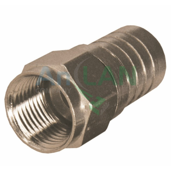 REXANT 05-4031 РАЗЪЕМ F-разъем RG-6 обжим (03-002B)