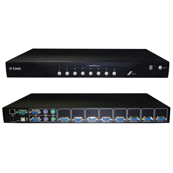 Купить D-Link DKVM-IP8 8-портовый переключатель KVM-over-IP D-Link DKVM-IP8 8-портовый переключатель KVM-over-IP