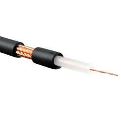 Canare LV-61S BLACK Кабель коаксиальный RG-59 (75 Ом), жила - 24 AWG(0.6 mm, медь, многожильный), внеш. диам- 6.1 мм, экран (оплетка 95%), легкий, гибкий, черный