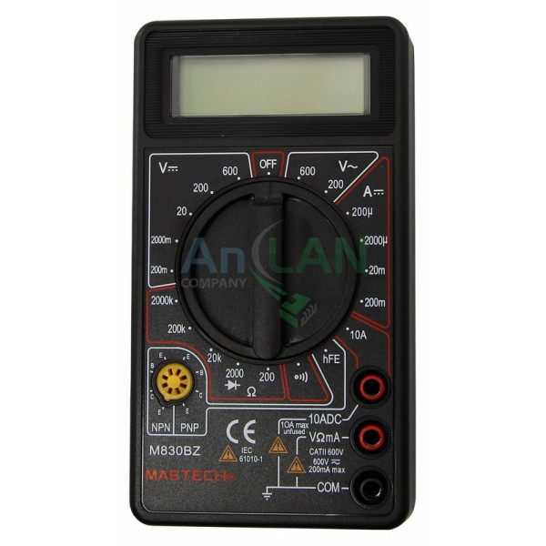 MASTECH M830BZ Портативный мультиметр