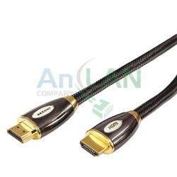 REXANT 17-6503 Шнур Luxury HDMI - HDMI gold 1.5М шелк золото 24к с фильтрами (блистер)