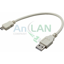 REXANT 18-1162 Шнур micro USB (male) - USB-A (male) 0.2M