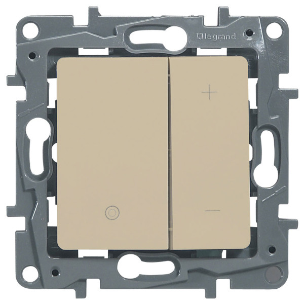 LEGRAND 672318 Светорегулятор нажимной, 400 Вт, слоновая кость, ETIKA