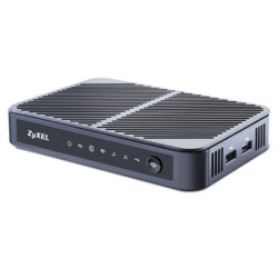 ZyXEL Keenetic VOX Интернет-центр для подключения по ADSL2+ и Ethernet с точкой доступа Wi-Fi 802.11n 300 Мбит/с, 4-портовым коммутатором Ethernet, хостом USB и адаптером IP-телефонии
