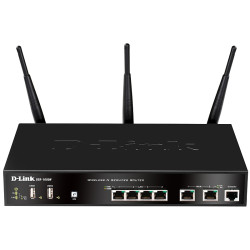 D-Link DSR-1000N/RU Беспроводной двухдиапазонный гигабитный сервисный маршрутизатор с резервированием WAN портов