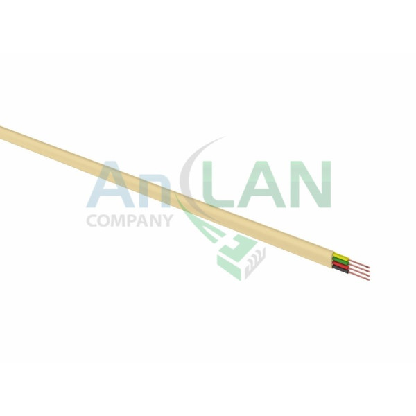 REXANT 01-5102-3 Кабель телефонный 4 жилы 100м CCA бежевый (ШТЛП-4)