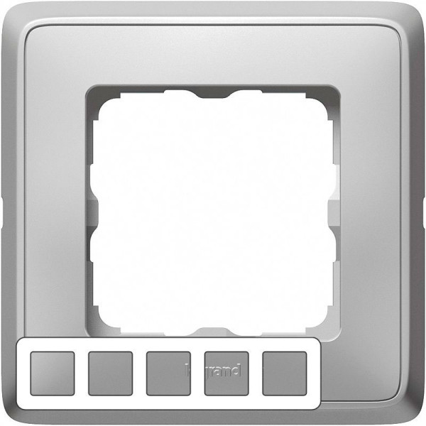 LEGRAND 773675 Рамка 5 постов, алюминиевая, Cariva