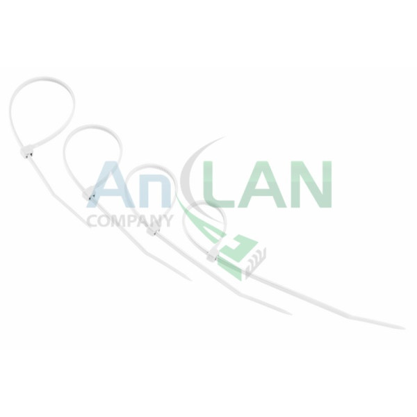 REXANT 07-0150-25 Хомут nylon 150 х 3.0 мм 25шт белый