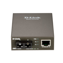 D-Link DMC-F30SC Медиаконвертер с 1 портом 10/100Base-TX и 1 портом 100Base-FX с разъемом SC для одномодового оптического кабеля (до 30 км)