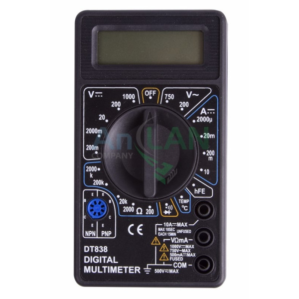 ProConnect 13-3013 Портативный мультиметр M838(DT838)