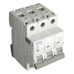 Efapel 55101 3СS Выключатель автоматический МСВ 3Р 6kA - C - 1A
