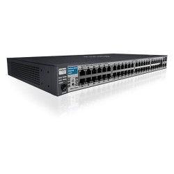 HP J9627A#ABB 2620-48-PoE+ Коммутатор (48x10/100 PoE+, 2x10/100/1000, 2xSFP, managed L3 static, virtual stacking, PoE 382W, 19') (repl. for J9089A)