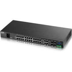 ZyXEL MES3500-24 24-портовый управляемый коммутатор L2+ Metro Fast Ethernet с 4 портами Gigabit Ethernet совмещенными с SFP-слотами