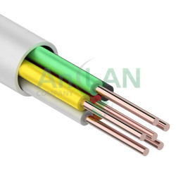 REXANT 01-4503-1 Кабель сигнальной проводки КСПВ 6х0.5 мм., 200м., белый