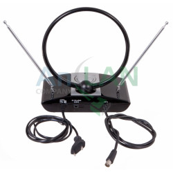 REXANT 34-0203 RX-958 антенна комнатная VHF, UHF, FM, 40-862 MHz с усилителем 42dB