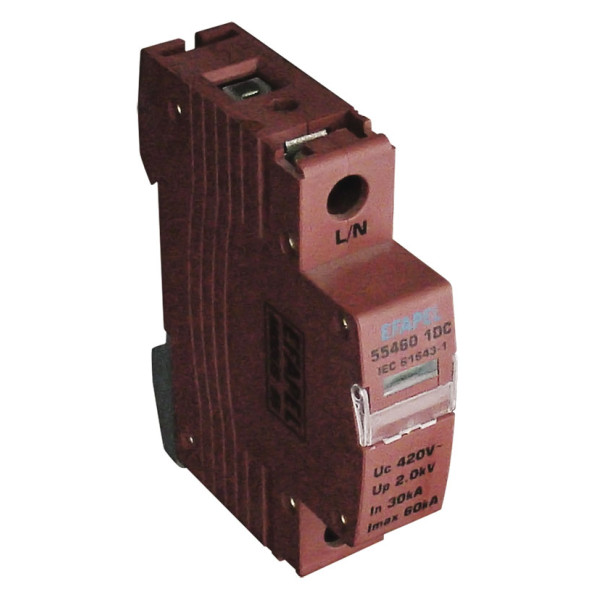 Efapel 55460 1DC Ограничитель перенапряжения SPD-1P-230/420V 60kA (In=30kA)