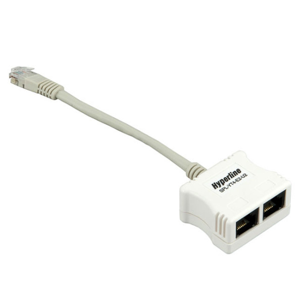 Купить Hyperline SPL-YT4-E2-U2 Разветвитель RJ-45 4Pr.T568A/T568B -> 2Pr.10BASE + 2Pr.USOC Hyperline SPL-YT4-E2-U2 Разветвитель RJ-45 4Pr.T568A/T568B -> 2Pr.10BASE + 2Pr.USOC