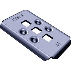 AXELENT X-TRAY 2104 Пластина для соединения лотков X4, оцинкованно-хромированная