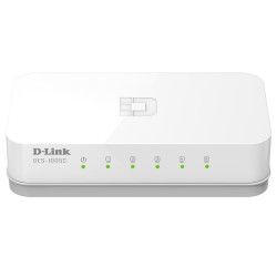 D-Link DES-1005C/A1A Неуправляемый коммутатор с 5 портами 10/100Base-TX и функцией энергосбережения